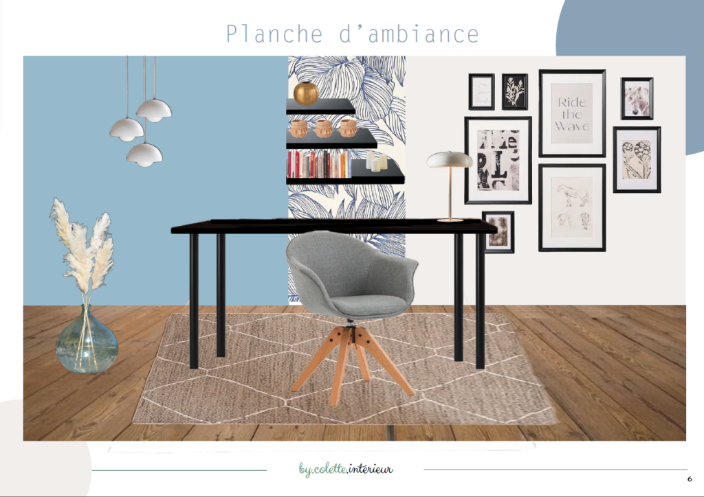 Planche d'ambiance du projet.